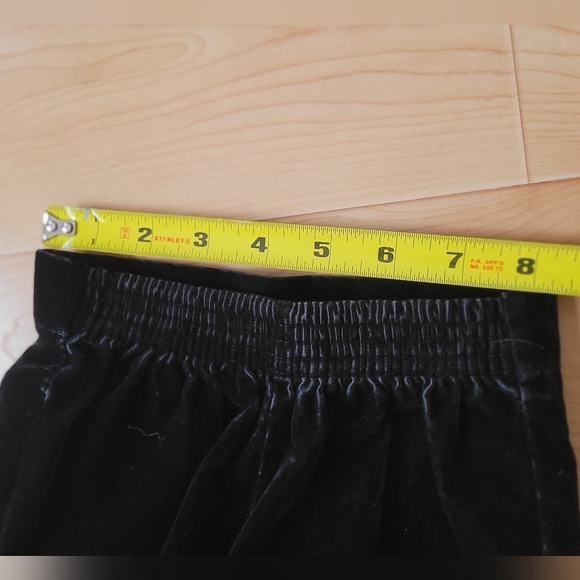 Vintage 1990s special occasion black velvet 2-piece suiting vest and dress pants - Picture 10 of 12